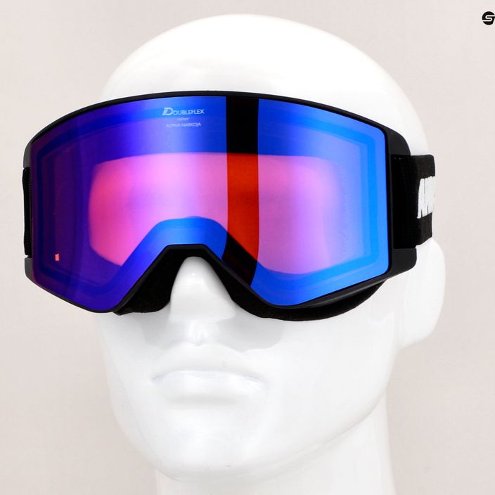 Alpina Narkoja Q-Lite juodi/mėlyni slidinėjimo akiniai 5