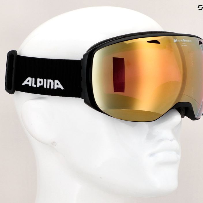 Alpina Big Horn QV black matt/gold sph slidinėjimo akiniai 4