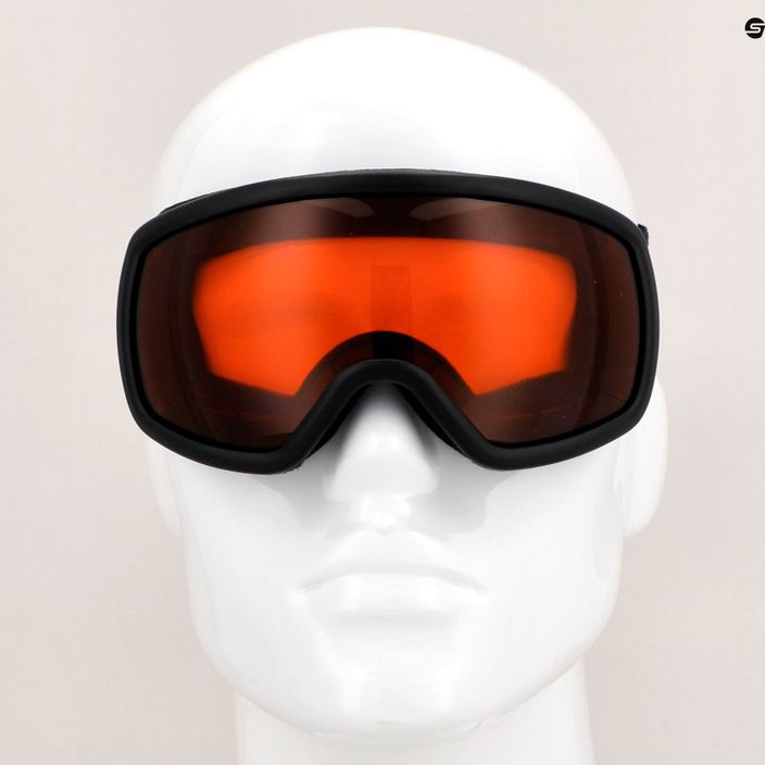 Vaikų slidinėjimo akiniai 4:3, juodos ir oranžinės spalvos, skaidrumas 140311.15.21.1 5