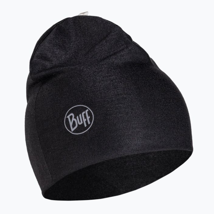 BUFF Thermonet žieminė kepurė vienspalvė juoda