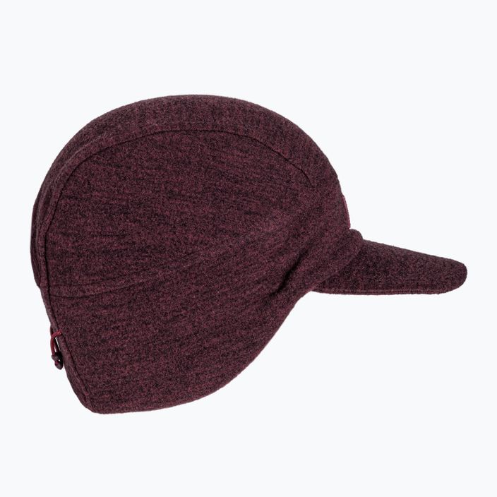 BUFF Pack Merino Wool Fleece beisbolo kepurė bordo spalvos 3