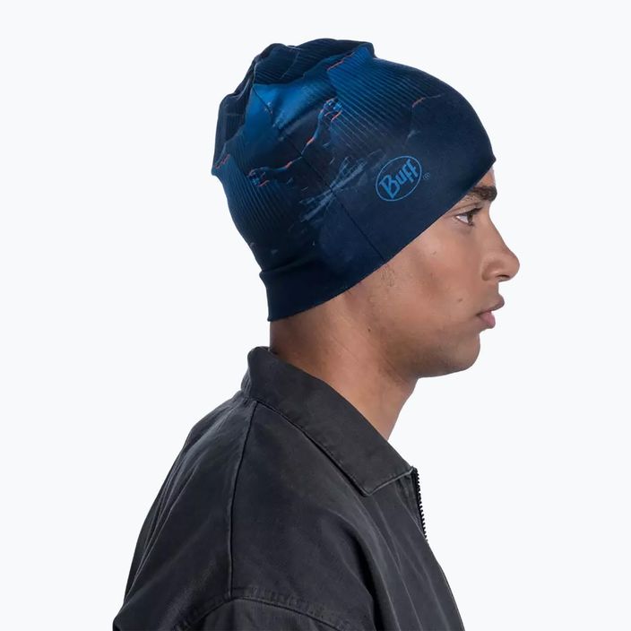 BUFF Thermonet s-wave mėlyna žieminė kepurė 7