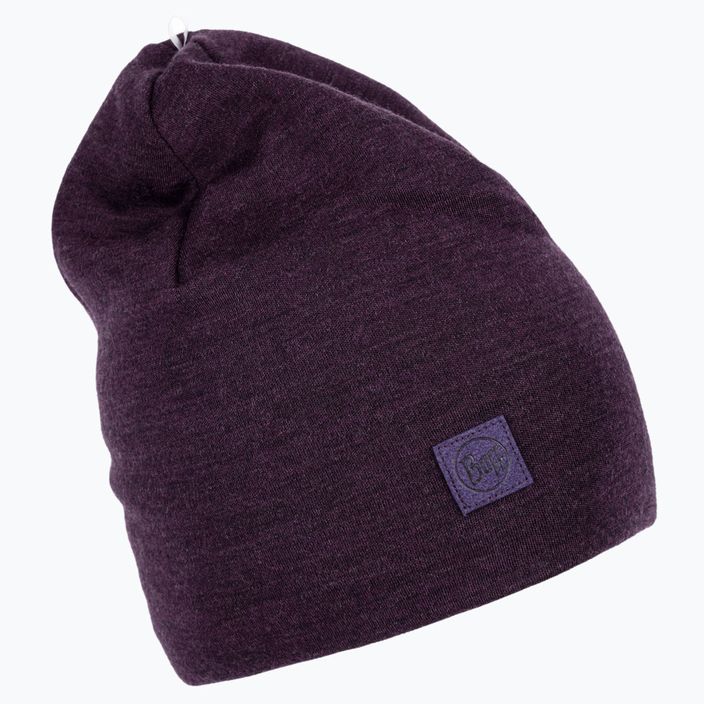 BUFF Sunkiasvorė Merino vilnos violetinė žieminė kepurė