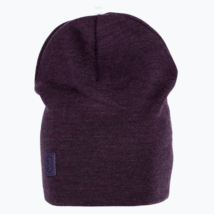 BUFF Sunkiasvorė Merino vilnos violetinė žieminė kepurė 2