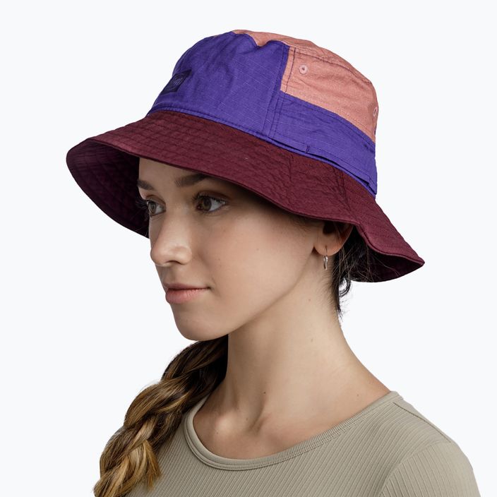 BUFF Sun Bucket Hiking Hat Hook kablys violetinės spalvos 5