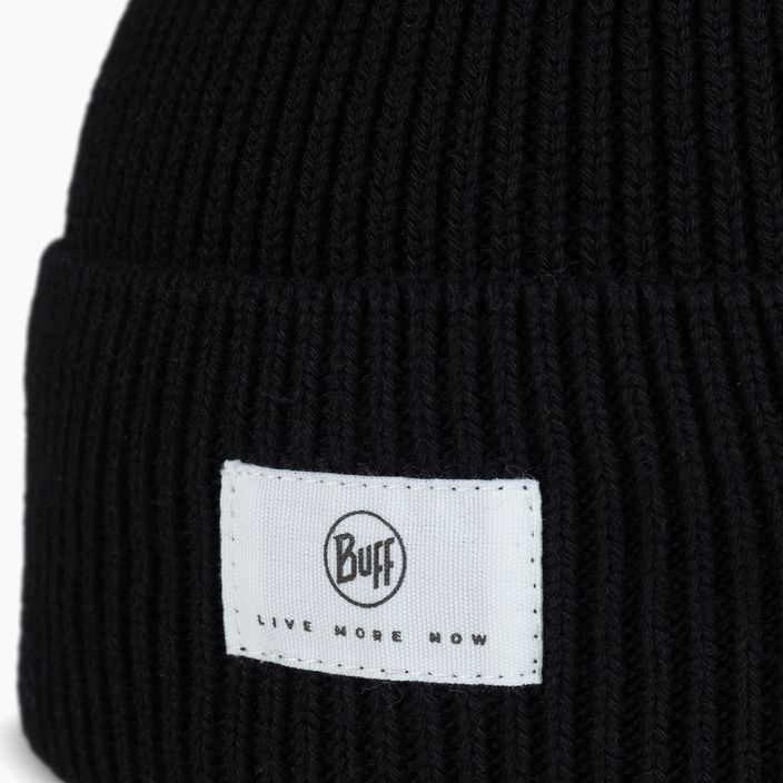 Žieminė kepurė BUFF Knitted Drisk black 2