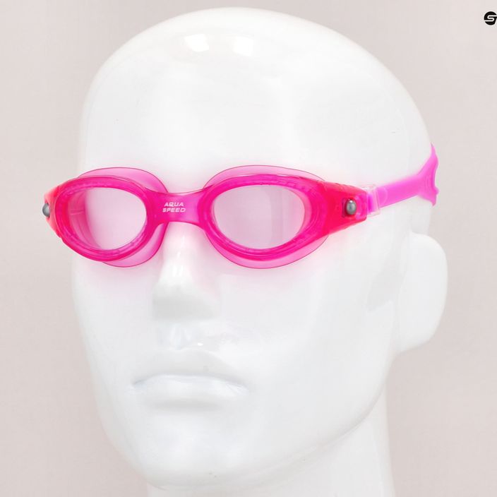 AQUA-SPEED Pacific Jr vaikiški plaukimo akiniai rožinės spalvos 7