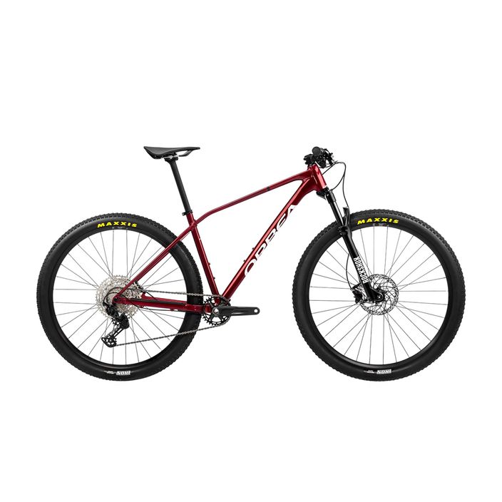 "Orbea Alma H20 2023 metallic dark red/chic white" kalnų dviratis 2