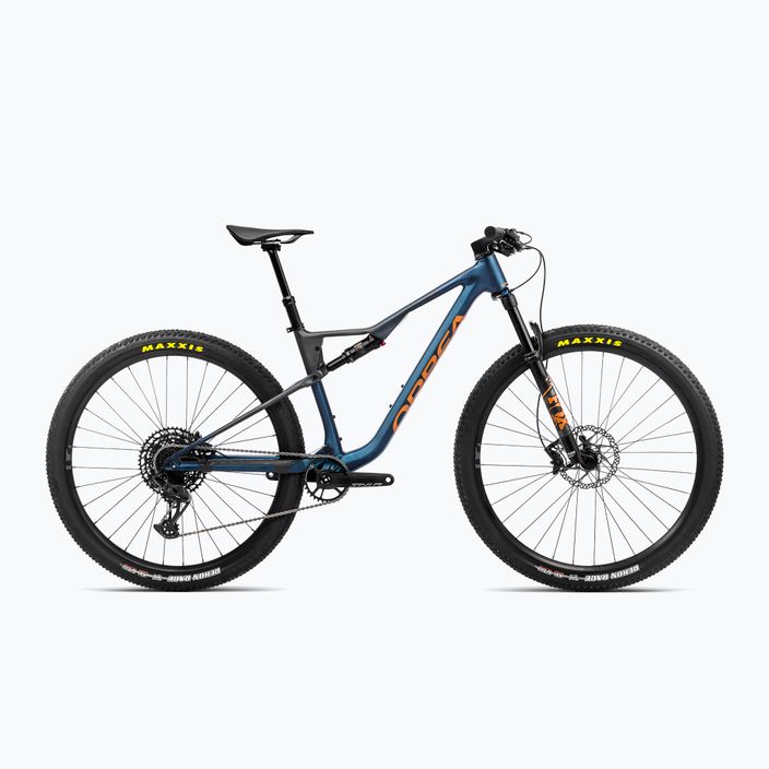"Orbea Oiz H20 2023 moondust blue/leo orange" kalnų dviratis