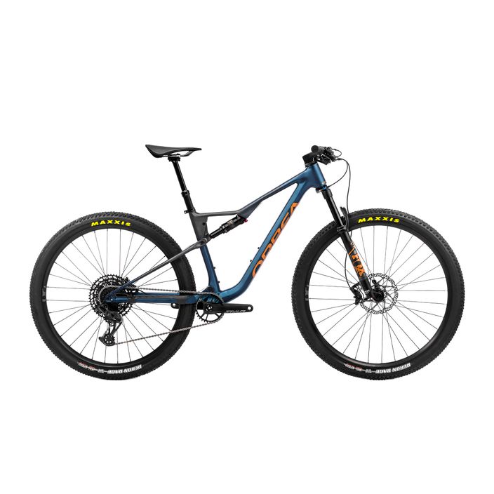 "Orbea Oiz H20 2023 moondust blue/leo orange" kalnų dviratis 2