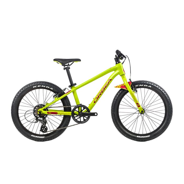 Vaikiškas dviratis Orbea MX 20 Dirt 2023 lime green/watermelon red 2