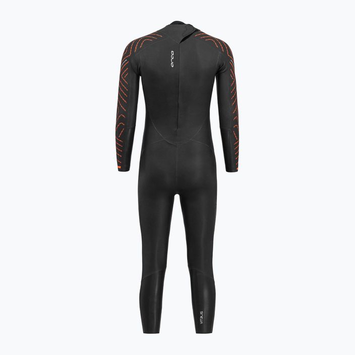 Vyriškas triatlono hidrokostiumas Orca Openwater Vitalis Triathlon black 2