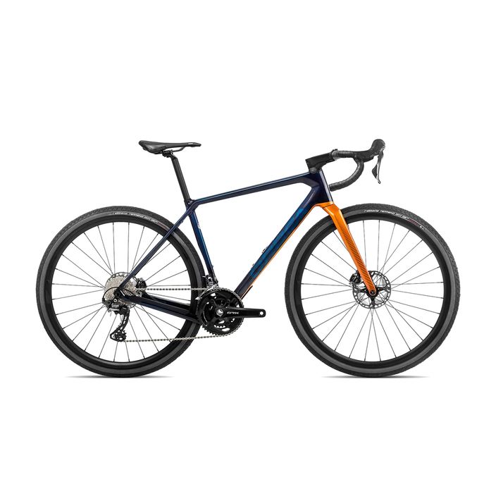 Žvyro dviratis Orbea Terra M20 Team 2023 blue carbon/leo orange 2