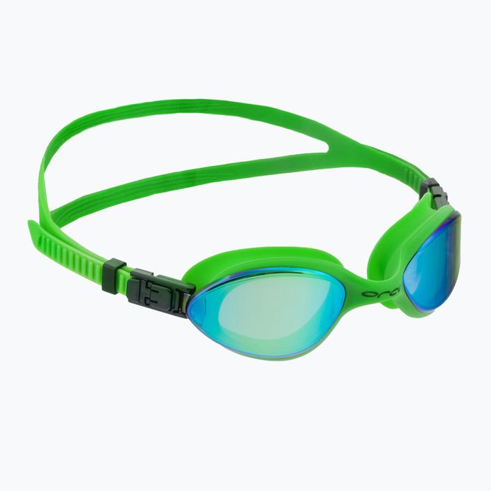 Orca Killa 180º laimo žalios/veidrodinės spalvos plaukimo akiniai FVA30010