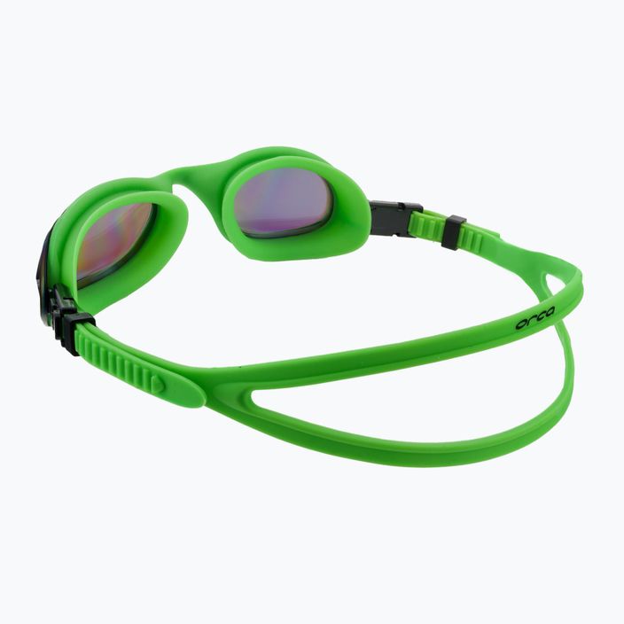 Orca Killa 180º laimo žalios/veidrodinės spalvos plaukimo akiniai FVA30010 4