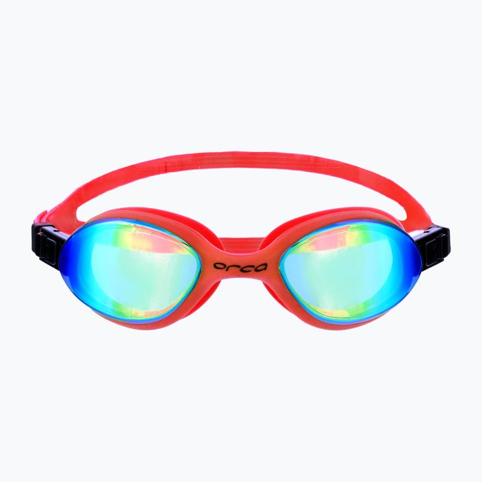 Orca Killa 180º gerai matomi oranžiniai/veidrodiniai plaukimo akiniai FVA30054 2