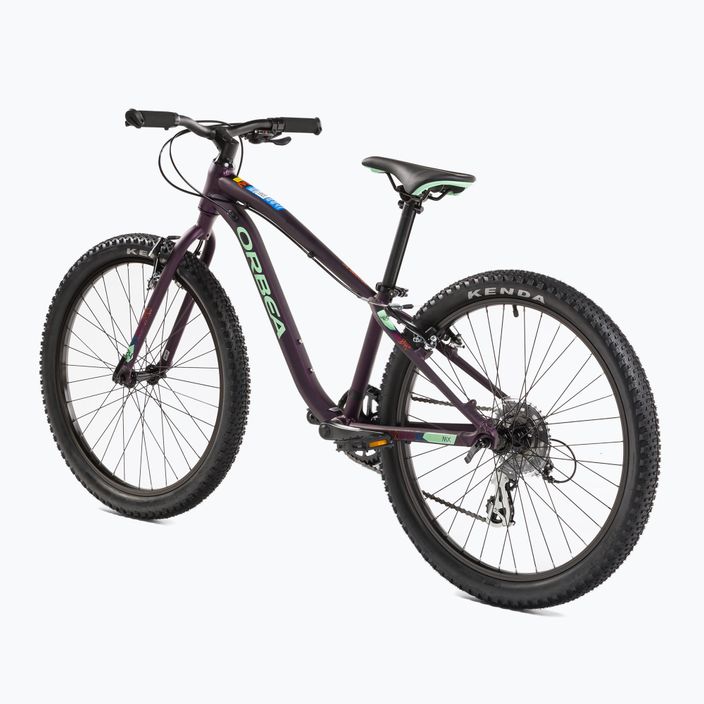 Orbea vaikiškas dviratis MX 24 Dirt purpurinės spalvos M00724I7 3