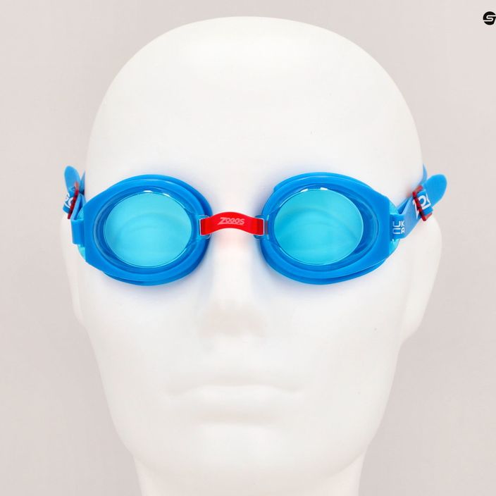 Zoggs Ripper mėlyni/raudoni/mėlyni vaikiški plaukimo akiniai 461323 7