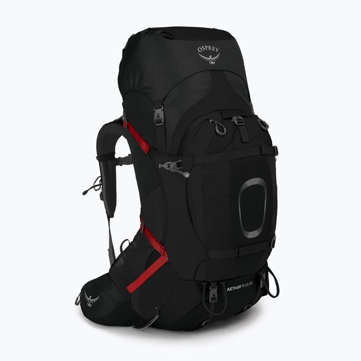 Osprey Aether Plus 60 l vyriška turistinė kuprinė juoda 10002900 5