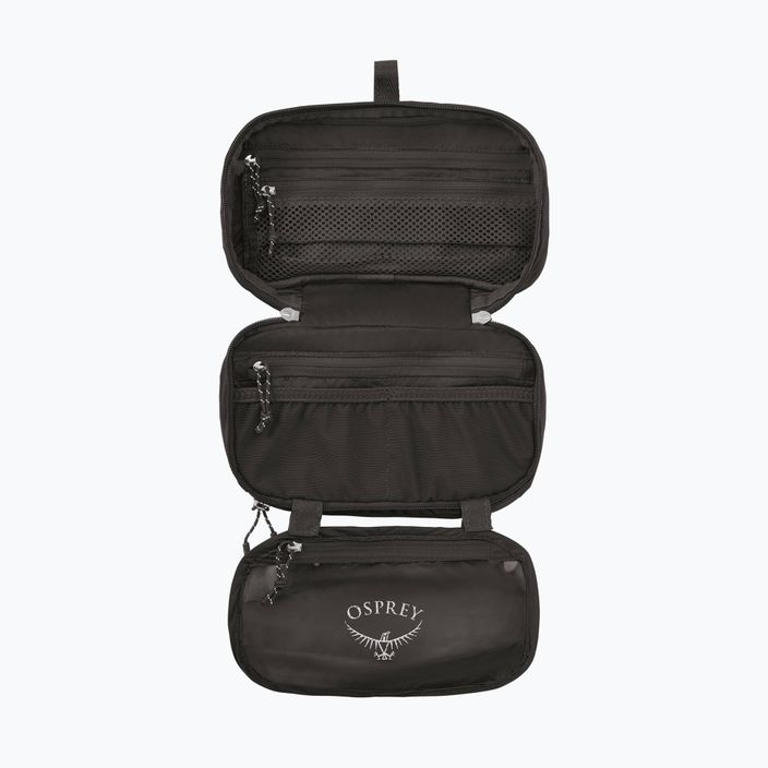 Osprey Ultralight Zip Organiser žygio krepšys juodos spalvos 2