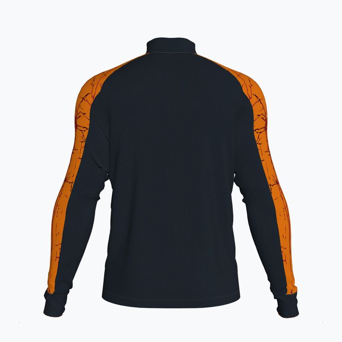 Vyriški bėgimo marškinėliai Joma Elite IX juodai oranžinės spalvos 102756.108 2