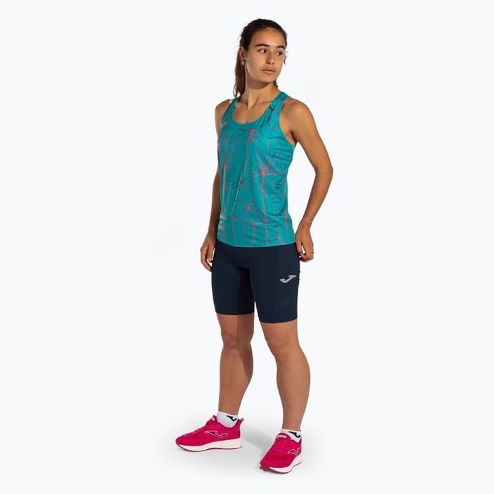 Moteriškas bėgimo marškinėlis Joma Elite IX turquoise 4