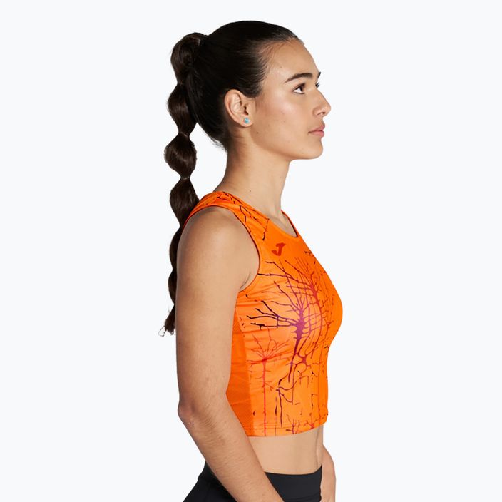 Moteriškas bėgimo marškinėlis Joma Elite IX orange 4