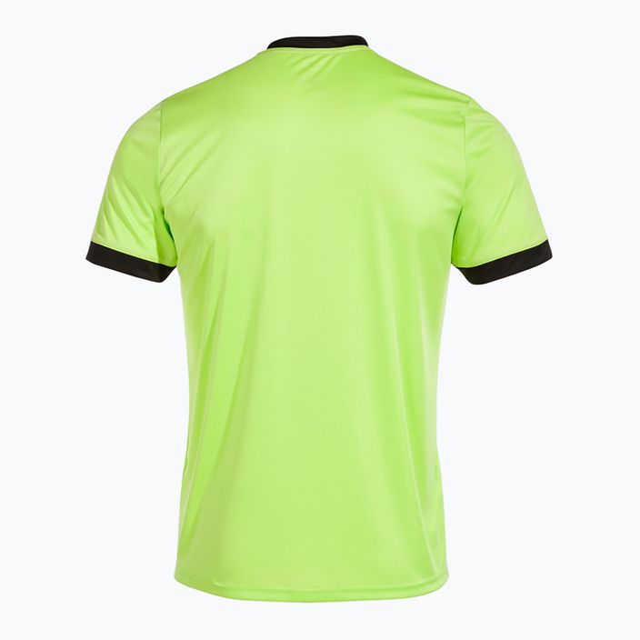 Vyriški teniso marškinėliai Joma Court lime/black 6