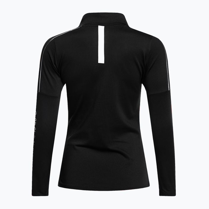 Moteriški bėgimo marškinėliai Joma R-City Full Zip juodos spalvos 901829.100 2