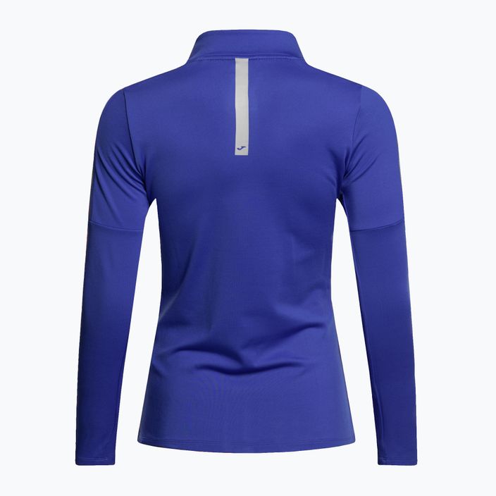 Moteriški bėgimo marškinėliai Joma R-City su užtrauktuku, mėlyni 901829.726 2