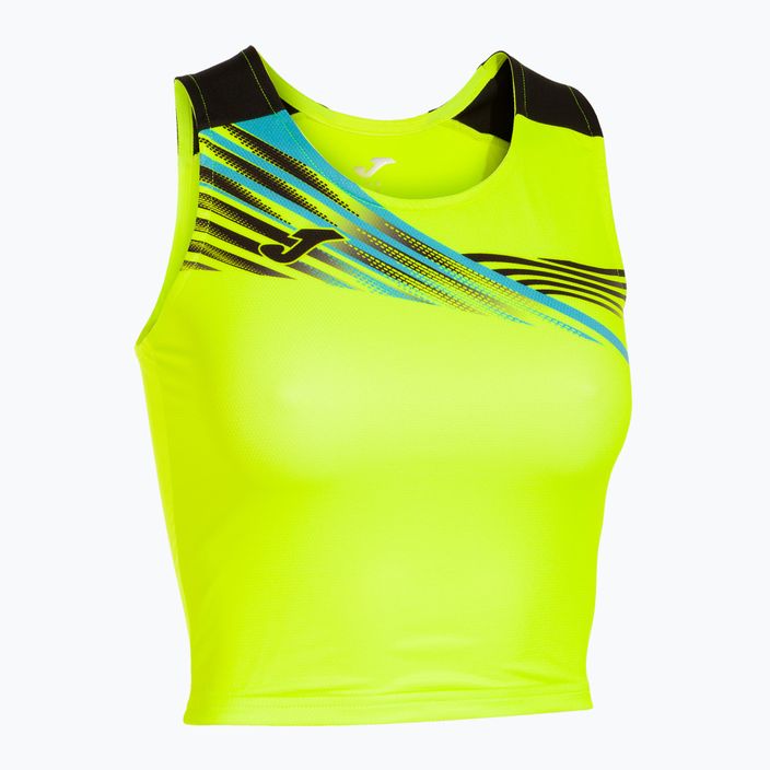 Moteriškas bėgimo marškinėlis Joma Elite X fluor yellow/black 6