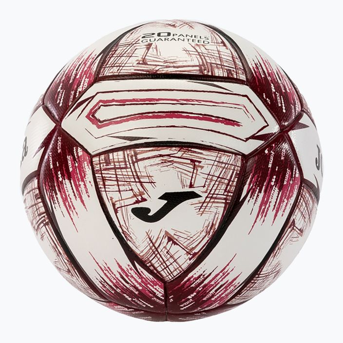 "Joma Victory II burgundy" futbolo kamuolys 58 cm dydžio 2