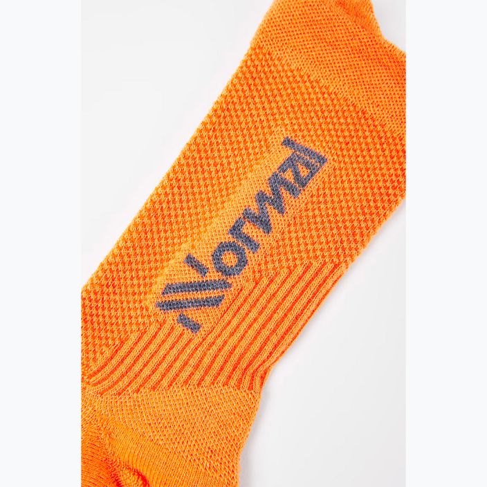 Bėgimo kojinės NNormal Merino orange 2