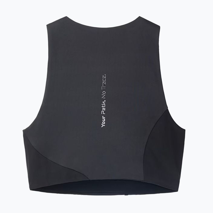 Moteriški bėgimo marškinėliai NNormal Trail Cropped Top black 2