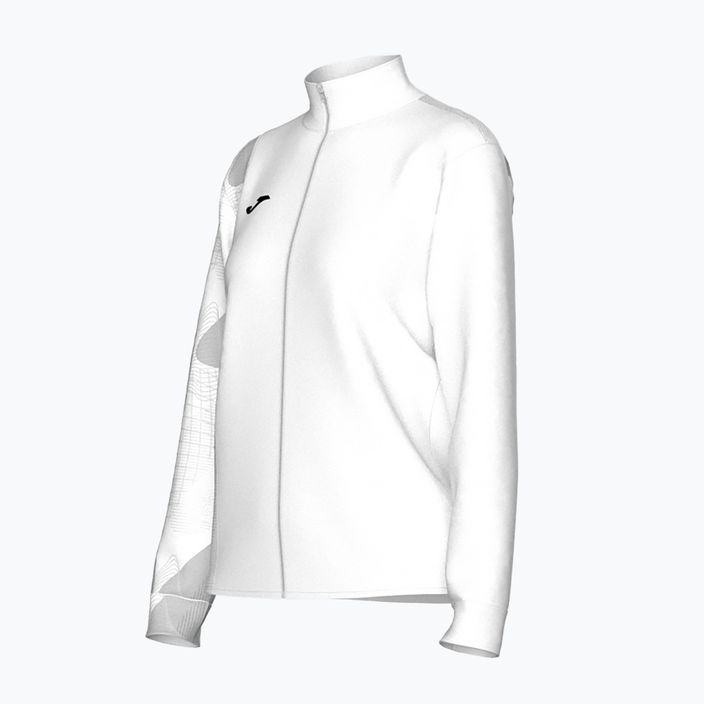 Moteriškas teniso džemperis Joma Challenge Full Zip white 2