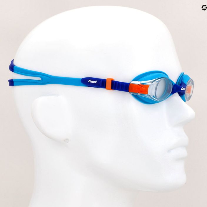 Cressi Dolphin 2.0 žydros/mėlynos spalvos vaikiški plaukimo akiniai USG010220 7