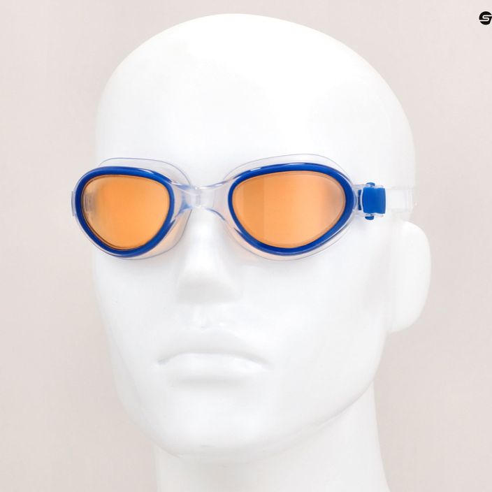 AQUA-SPEED X-Pro plaukimo akiniai mėlyni/oranžiniai 8