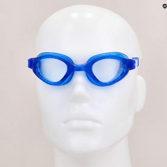 Arena Cruiser Evo skaidrūs/mėlyni/skaidrūs plaukimo akiniai 7