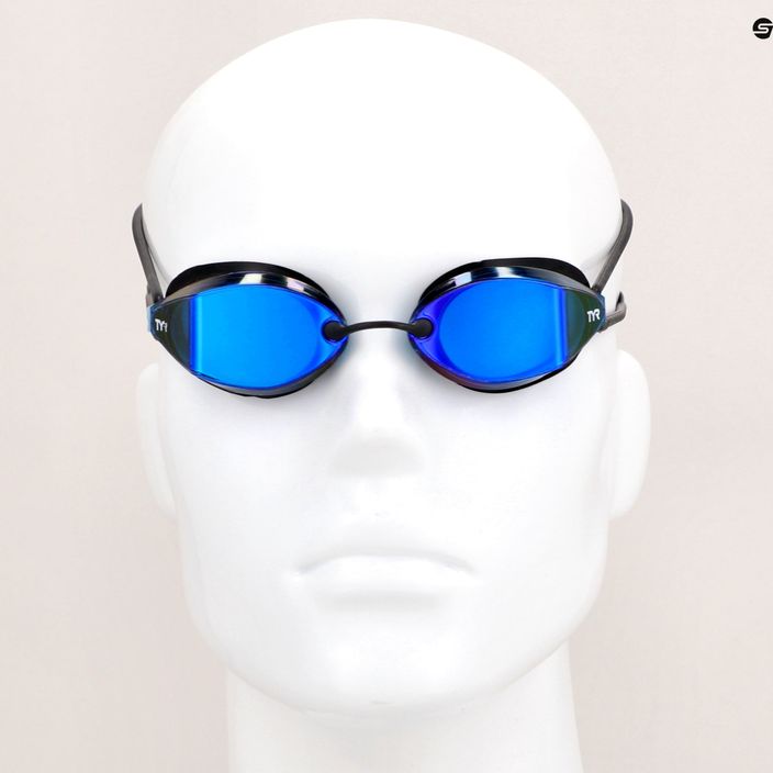 TYR Tracer-X Racing veidrodiniai mėlyni/juodi plaukimo akiniai LGTRXM_422 9
