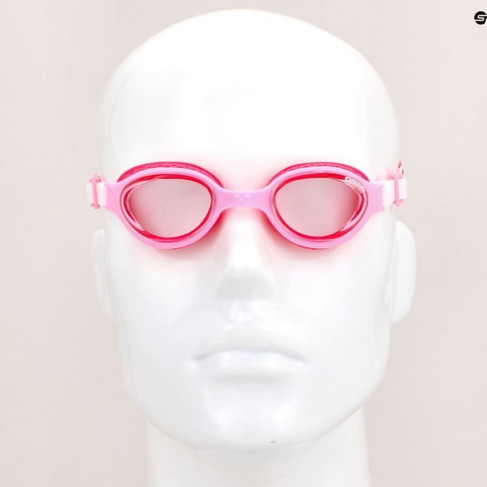 Vaikiški plaukimo akiniai arena Air Jr skaidrūs/rožiniai 14