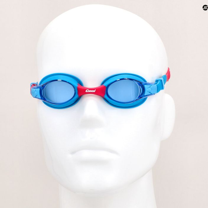 Cressi Dolphin 2.0 žydros/rožinės spalvos vaikiški plaukimo akiniai USG010240 7