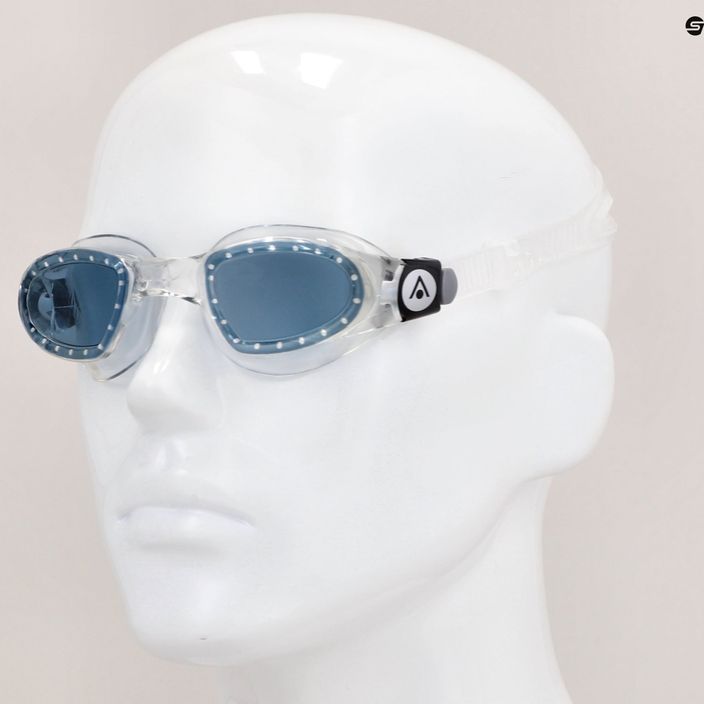 Aquasphere Mako 2 skaidrūs/juodi/tamsūs plaukimo akiniai 7