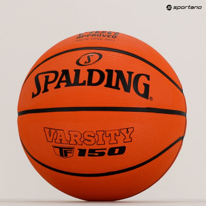 Spalding TF-150 Varsity krepšinio kamuolys FIBA logotipas 84423Z 5