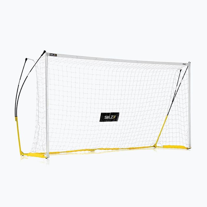 SKLZ Pro Training Goal futbolo vartai 550 x 230 cm baltos ir geltonos spalvos 3270