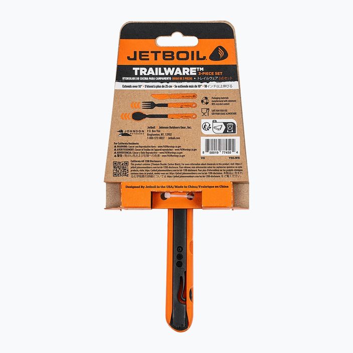 Stalo įrankiai Jetboil TrailWare orange 11