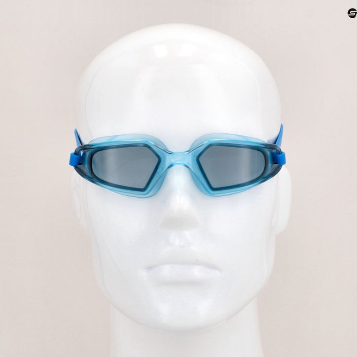 Speedo Hydropulse Junior baseino mėlyni/mango/šviesiai dūminiai vaikiški plaukimo akiniai 68-12270D658 8
