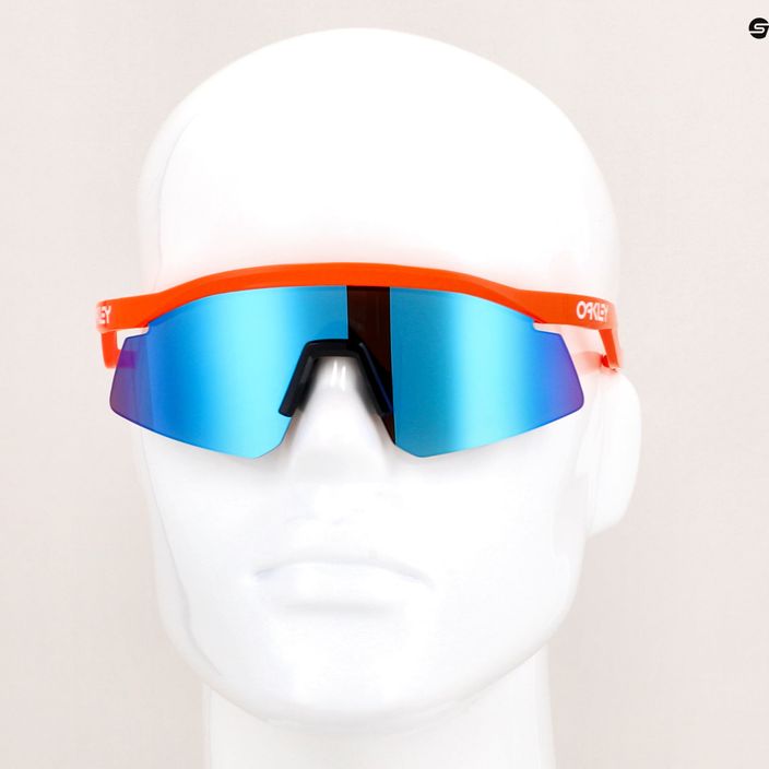 "Oakley Hydra" neoninės oranžinės/prizminio safyro spalvos akiniai nuo saulės 14