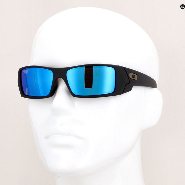 "Oakley Gascan" matiniai juodi/prizm safyro poliarizuoti akiniai nuo saulės 12