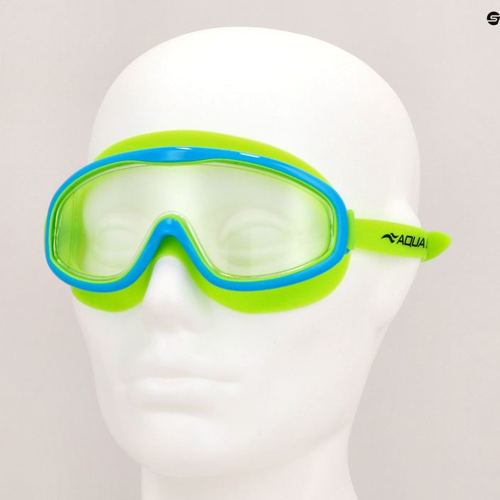 AQUA-SPEED vaikiška plaukimo kaukė Tivano JR mėlyna/žalia 7