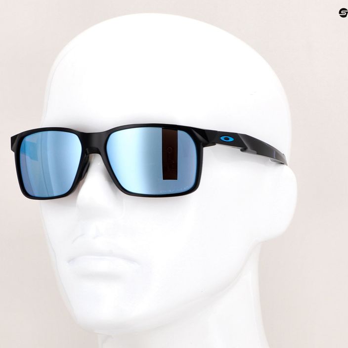 "Oakley Portal X" akiniai nuo saulės poliruoti juodi/prizm deep water poliarizuoti 14